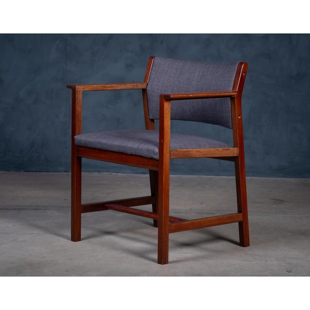 Wood Model BM73 Armchairs by Børge Mogensen for Fredericia, 1960s, Set of 4 For Sale - Image 7 of 9