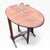 Arts & Crafts Oak Folding Wine Table For Sale - Image 5 of 11