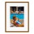 Toni Frissell 'Poolside in Capri' Archival Pigment Print Framed in Brown For Sale