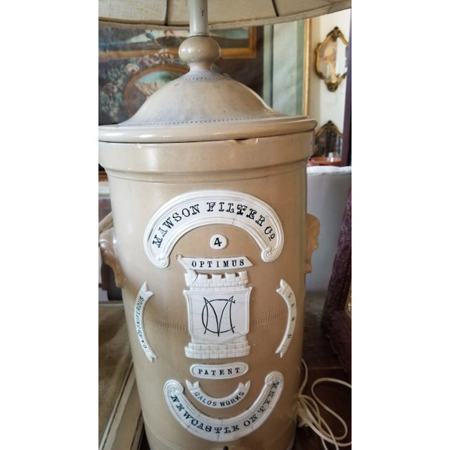 Late 19th Century Stoneware Lamp For Sale - Image 10 of 11