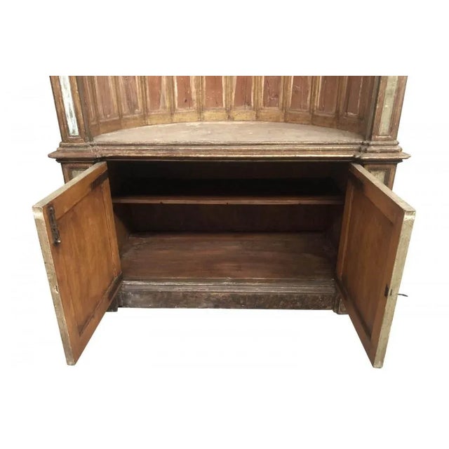 Wood 19th Century Italian Niche Cabinet For Sale - Image 7 of 12