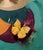 Kaleidoscope #2 by Lindsey Kustusch | Oil on Wood Panel Butterflies on colored circles For Sale - Image 4 of 5