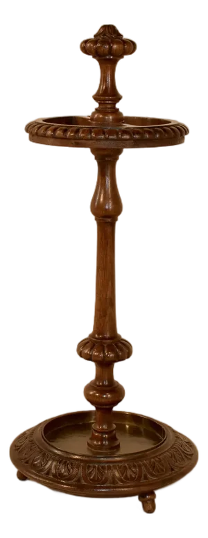 19th Century English Oak Umbrella Stand