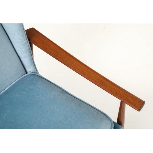 1950's Arne Vodder Attributed Wing-Back Teak Lounge Chair For Sale In New York - Image 6 of 13