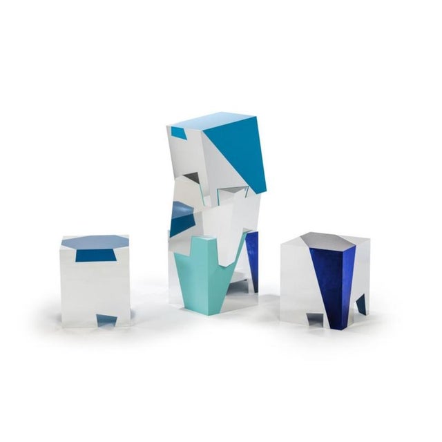 Not Yet Made - Made To Order Mini Sissi Stackable Totems in Powder-Coated Aluminum by Altreforme, Set of 5 For Sale - Image 5 of 6
