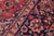 Shabby Chic Persian Kashan Rust/Blue Wool Rug - 9'8'' X 13'4'' For Sale In New York - Image 6 of 10