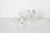 Stunning pair of triangular clear glass candle holders designed by Anna Ehrner for Kosta Boda in Sweden. In excellent...