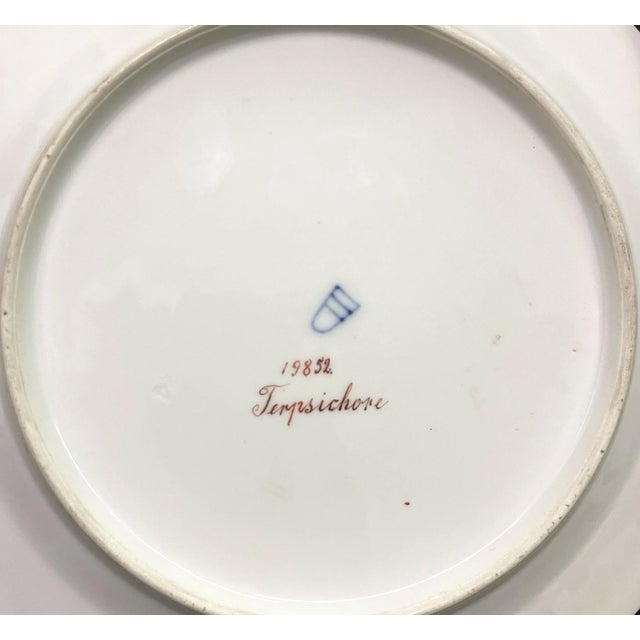 Rustic European A Gilt & Hand Painted Royal Vienna Cabinet Plate by Wagner, Late 19th Century For Sale - Image 3 of 4