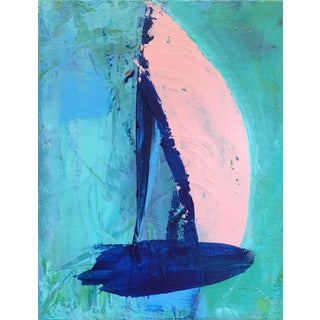 "Afternoon Sail” Original Acrylic Painting For Sale