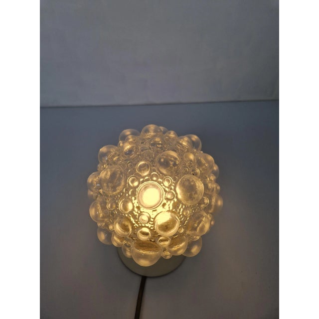 Ceiling Lamp in Bubble Glass by Helena Tynell for Glashütte, 1970s For Sale - Image 6 of 8