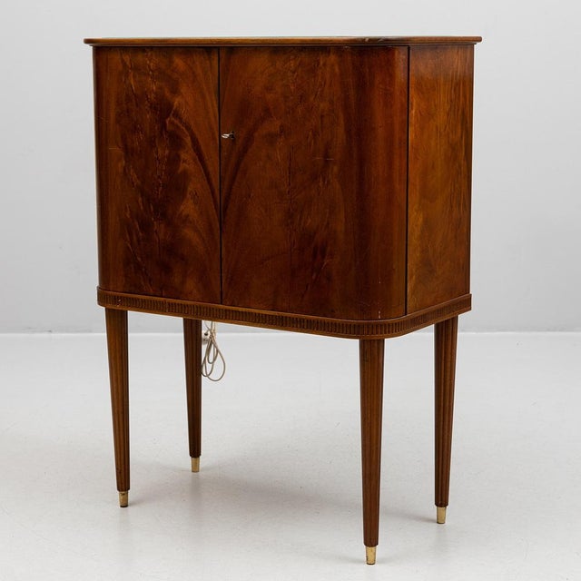 Swedish Modern Bar Cabinet from Förenade Möbler, Sweden, 1940s For Sale - Image 14 of 14