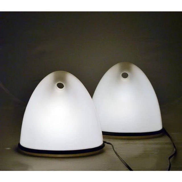 Tulip Table Lamps by Bruno Gecchelin, Set of 2 For Sale - Image 4 of 5