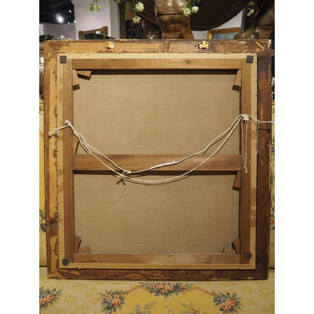 18th Century 18th Century French Port Scene Oil Painting From Provence For Sale - Image 5 of 12