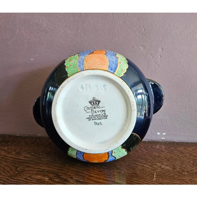 Art Deco Vase from Crown Devon, 1930s For Sale - Image 4 of 9