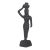 Vintage Bronze Patinated South East Asian Female Art Sculpture For Sale