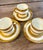 Royal Doulton Antique Hand-Gilded 22k Gold Fine Bone China Teacup & Saucer Set of 3 for Adderley's Ltd - 6 pcs For Sale - Image 4 of 10