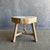 Vintage Elm Wood Chop Block Table For Sale - Image 4 of 8