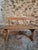 Vintage French Wooden Bench, 1920s For Sale - Image 10 of 16