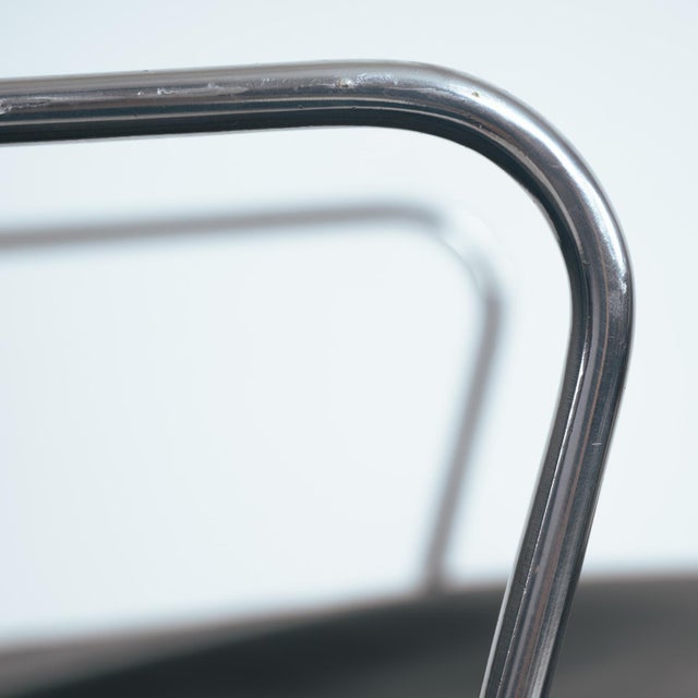 Metal Brown EW418 Softpad Desk Chair by Charles and Ray Eames for Herman Miller For Sale - Image 7 of 18