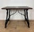 1930s Spanish Baroque Style Side Table with Floral Marquetry Top and Ebonized Base For Sale - Image 12 of 13