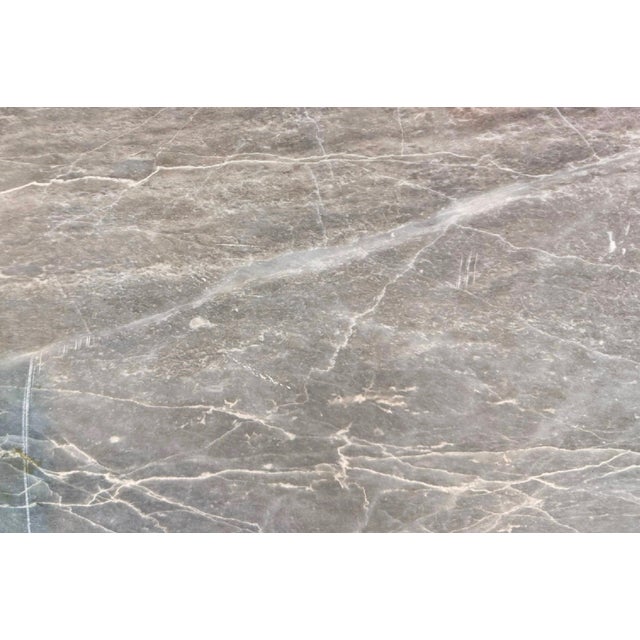 Late 19th Century Neoclassical Style Giltwood Console Table With Carved Foliate Frieze and Marble Top For Sale - Image 13 of 15