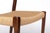 Wood Mid-Century Danish Model 71 Chair in Dark Oak and Cord by Niels Otto (N. O.) Møller for J.L. Møllers, 1960s For Sale - Image 7 of 10