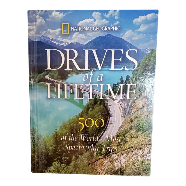 500 Drives of a Lifetime, Vintage Coffee Table Book For Sale