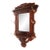 Victorian Eastlake Aesthetic Movement Wall Mirror Hat Rack C. 1880's For Sale