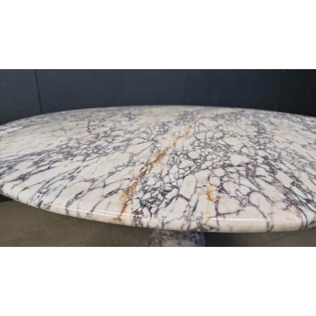 Gold Vintage Round Marble Dining Table, 1970s For Sale - Image 8 of 18