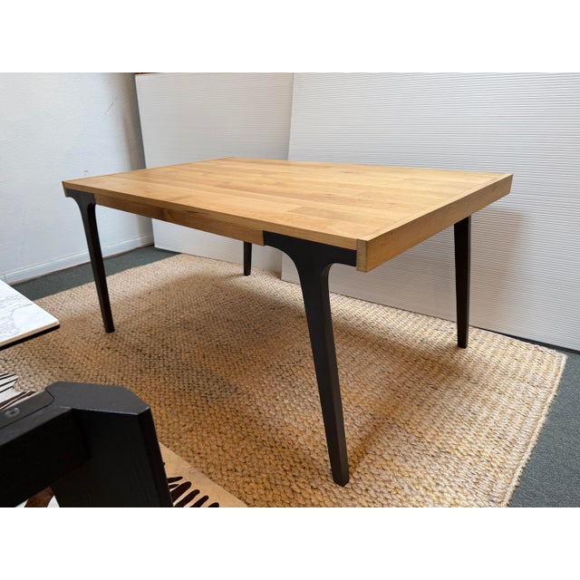Design Plus Gallery presents the White Oak Lakin Extension Dining Table from Crate & Barrel. Planks of solid white oak...