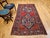 Antique Cloudband Kazak Area Rug, Hand-Knotted Wool, Geometric Design, Red & Blue, 5' x 8' For Sale - Image 15 of 15