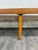 Mid 20th Century Vintage Mid Century Modern 84 Inch Solid Oak Bench For Sale - Image 5 of 12