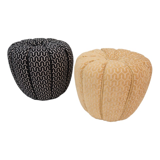 Ottomans by Jindřich Halabala for Up Zavody, 1940s, Set of 2 For Sale