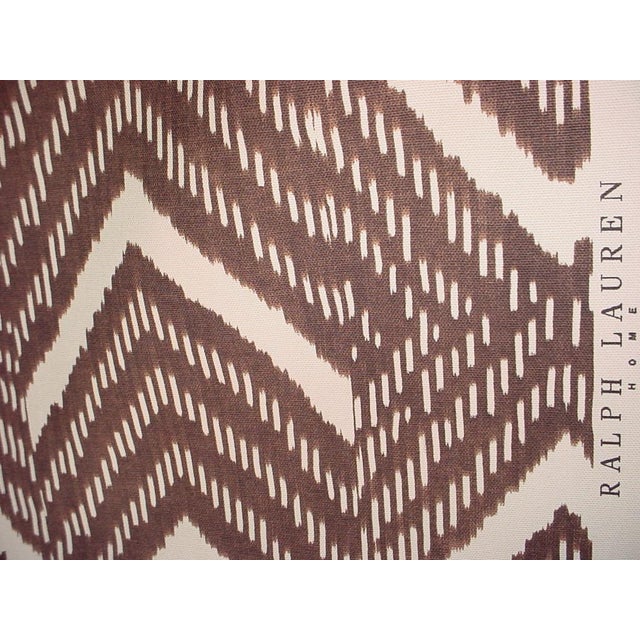 Ralph Lauren Lcf66010f Rimba Ikat in Sepia Zig Zag Bargello Cotton