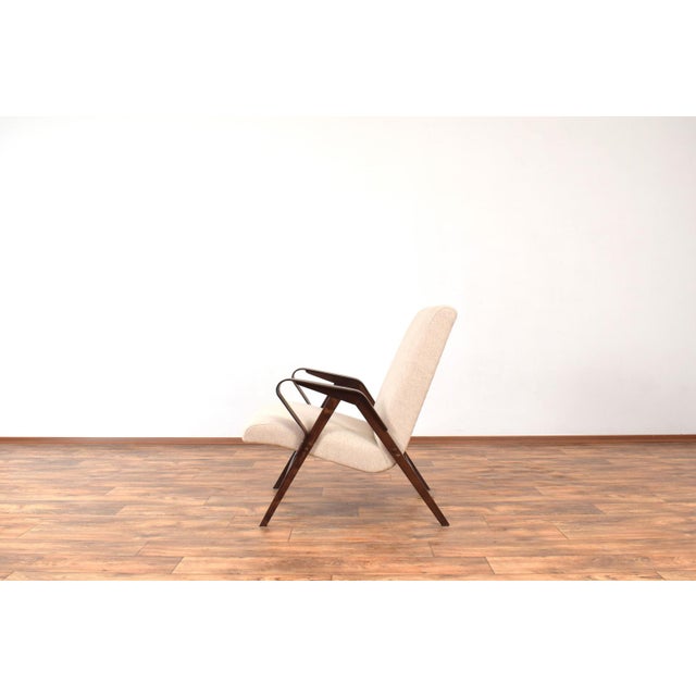 Beige Mid-Century Lounge Chairs by František Jirák for Tatra, 1960s, Set of 2 For Sale - Image 8 of 16