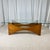 Brown Sculptural Coffee Table in Mahogany and Glass, Europe, 1970s For Sale - Image 8 of 18