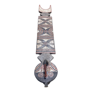 Large Vintage African Bobo Bwa Plank Mask Burkina Faso 80" H