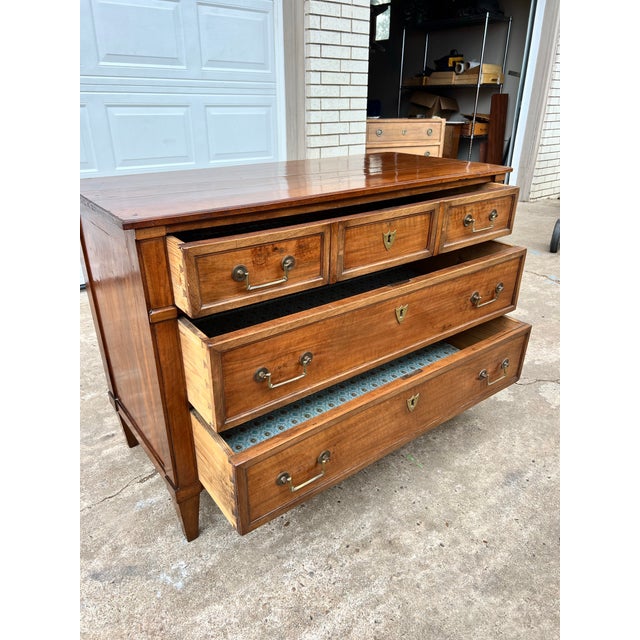 French 19th Century Louis XVI Mahogany Commode / Chest of Drawers For Sale - Image 12 of 12