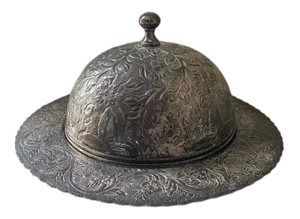 Vintage Silverplate Covered Serving Bowl