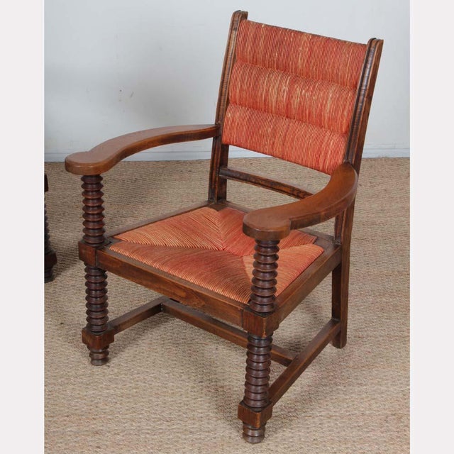 Armchairs in the style of Charles Dudouyt, 1950s, Set of 2, in Good conditions. Designed 1920 to 1949