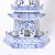 Pair of Blue and White Porcelain Pagoda Towers For Sale In West Palm - Image 6 of 8