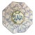 Marye Kelley Signed Floral Decoupage Octagon Plate 5.5 In For Sale