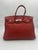 2000 - 2009 Hermès Red Birkin Bag 35 Togo Leather 2009 For Sale - Image 5 of 12