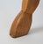 Brown Vintage Hand Carved Wood Camel Folding Table Base For Sale - Image 8 of 10