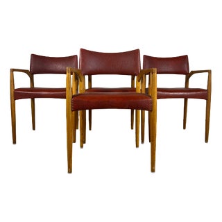 Vintage Teak Dining Chairs by Villy Schou Andersen, Set of 4 For Sale