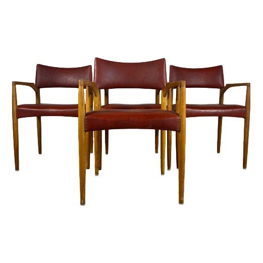 Vintage Teak Dining Chairs by Villy Schou Andersen, Set of 4 For Sale