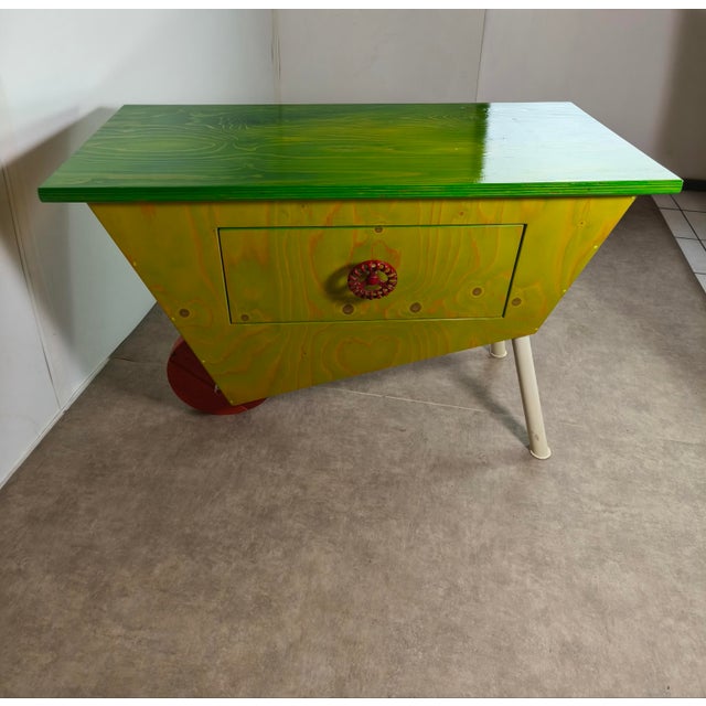 Vintage Radical Design Artists Chest of Drawers by Dieter Zimmermann, 1990s For Sale - Image 14 of 16