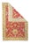 The red field kis minutely striated abrashed, and displays two giant ragged palmettes with an interesting variety of...