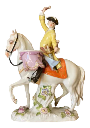 Drum Rider Porcelain Subject from Meissen, 1963