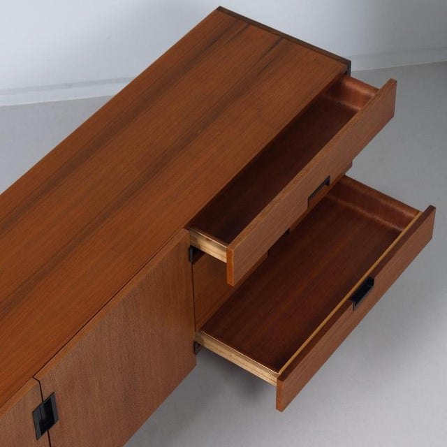 Brown Japanese Series Teak DU04 Sideboard by Cees Braakman for Pastoe, 1960s For Sale - Image 8 of 11